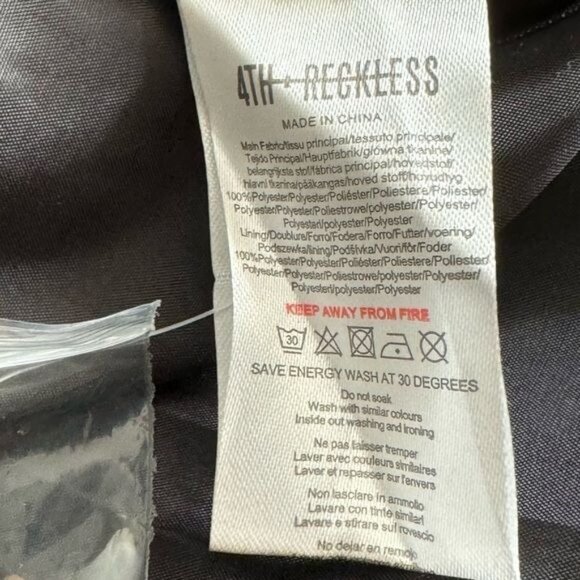 ASOS 4th + Reckless Houndstooth Blazer Size 6 NWT - Picture 12 of 13